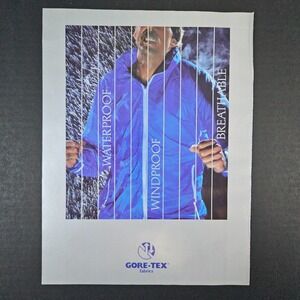 1983 Gore-Tex Fabrics Vintage‎ Print Ad Waterproof Windproof Breathable Weather